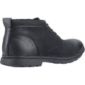Hush Puppies Tyson Chukka Bottes Noires En Cuir Pour Hommes