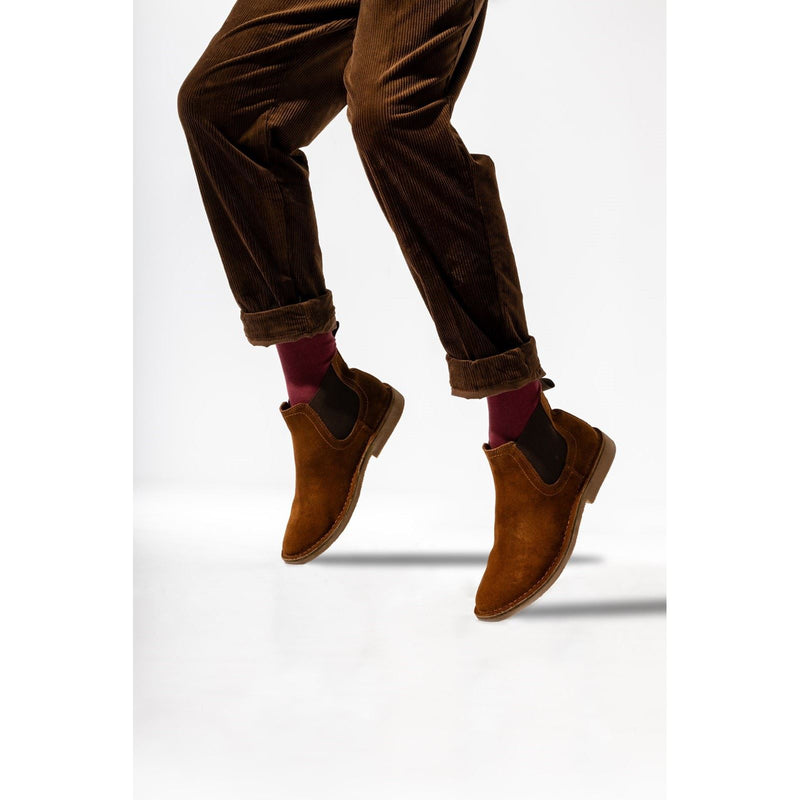 Hush Puppies Shaun Bottes En Daim Pour Hommes Couleur Fauve