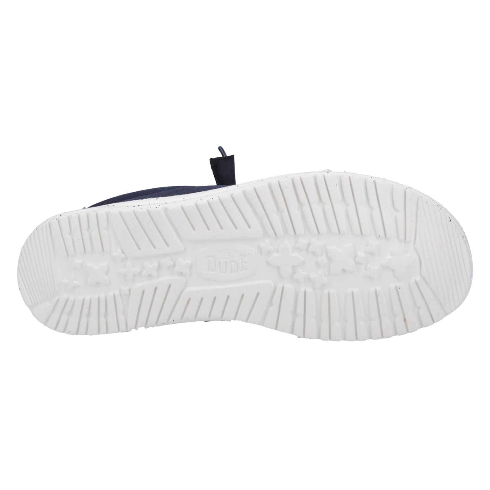 HEYDUDE Wally Canvas Chaussures Bateau En Coton 100% Pour Hommes, Couleur Marine