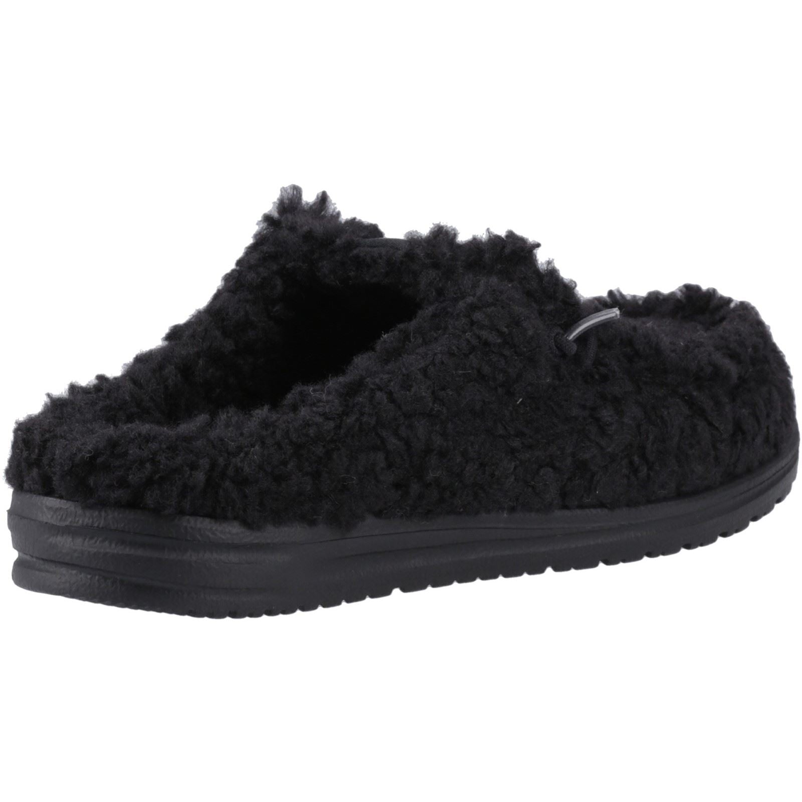 HEYDUDE Wally Mules Pour Hommes En Polyester Noir/noir