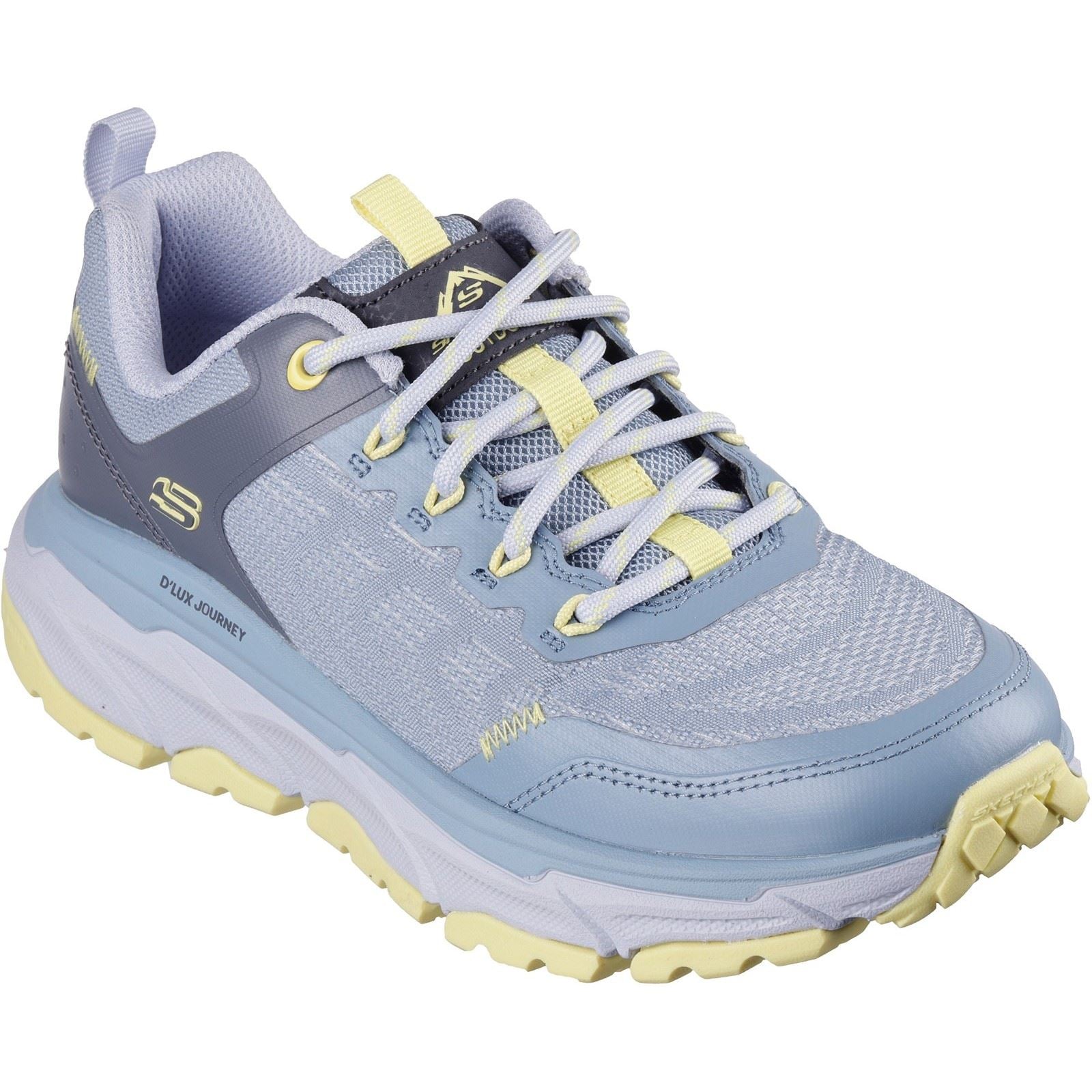 Skechers D'Lux Journey Marigold Chaussures De Randonnée Synthétiques Pour Femmes Bleues/Jaunes