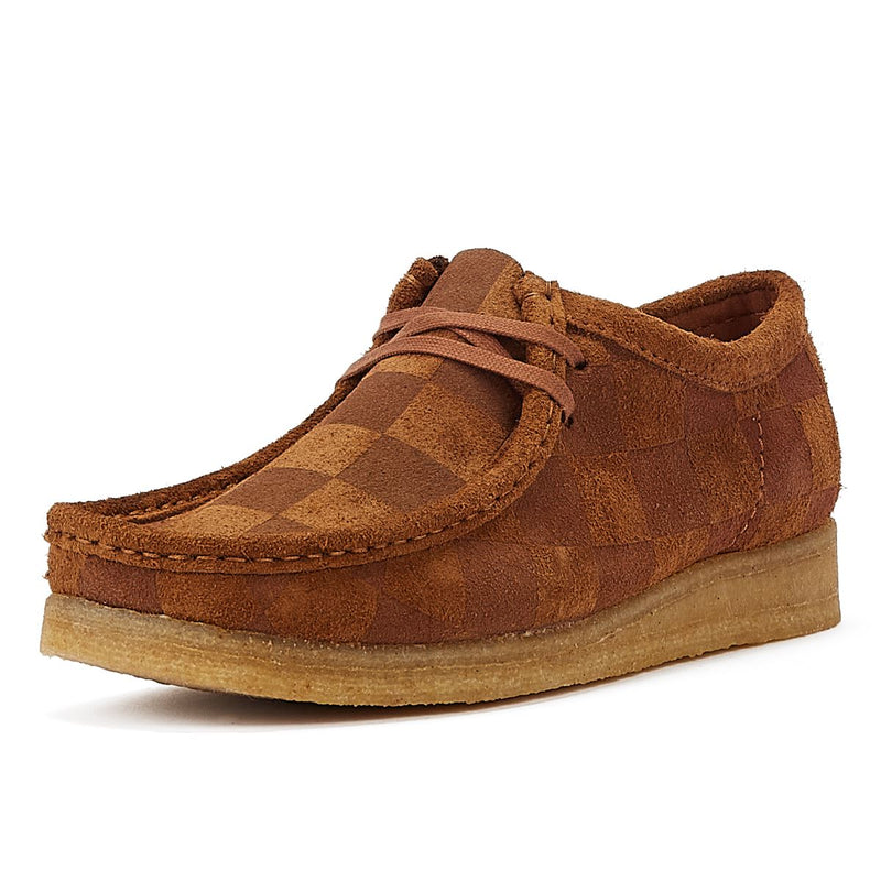 Clarks Originals Wallabee Check Chaussures à lacets marron homme