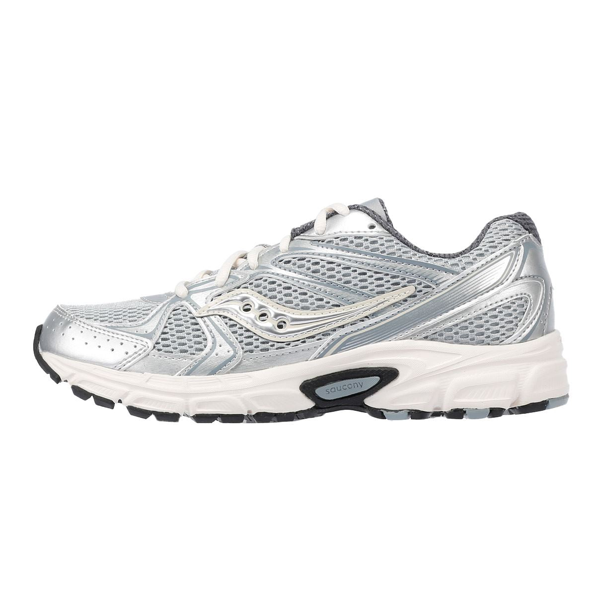 Saucony Ride Millenium Baskets Argentées / Crème