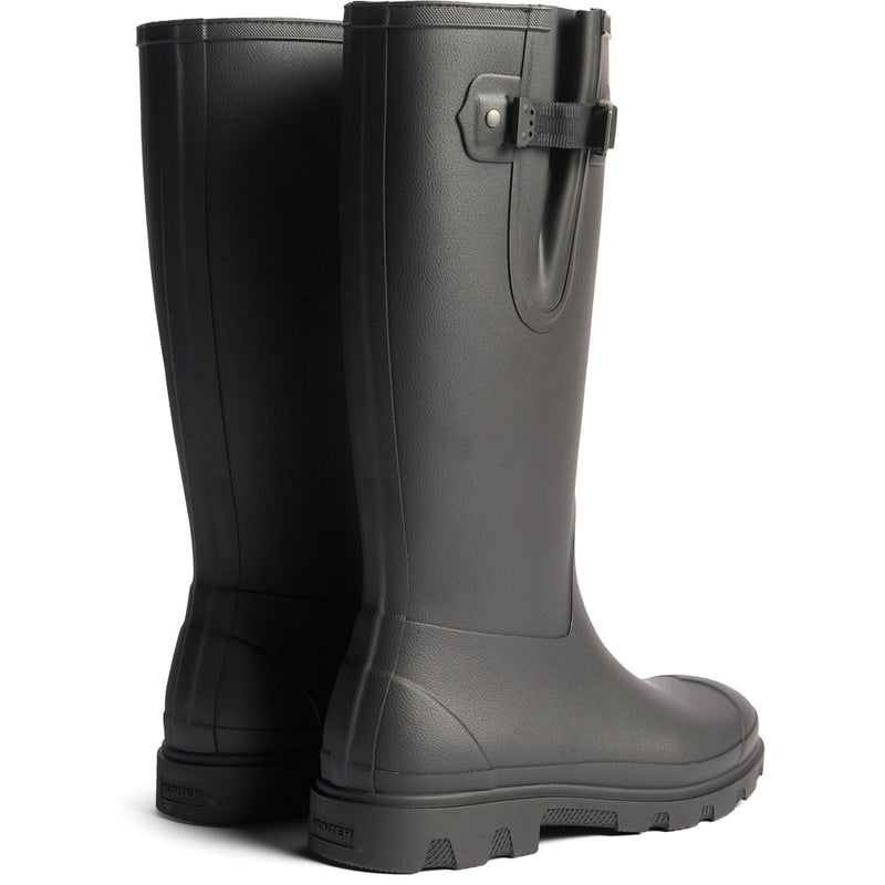 Hunter Field Downpour Bottes En Caoutchouc Noires Pour Femmes
