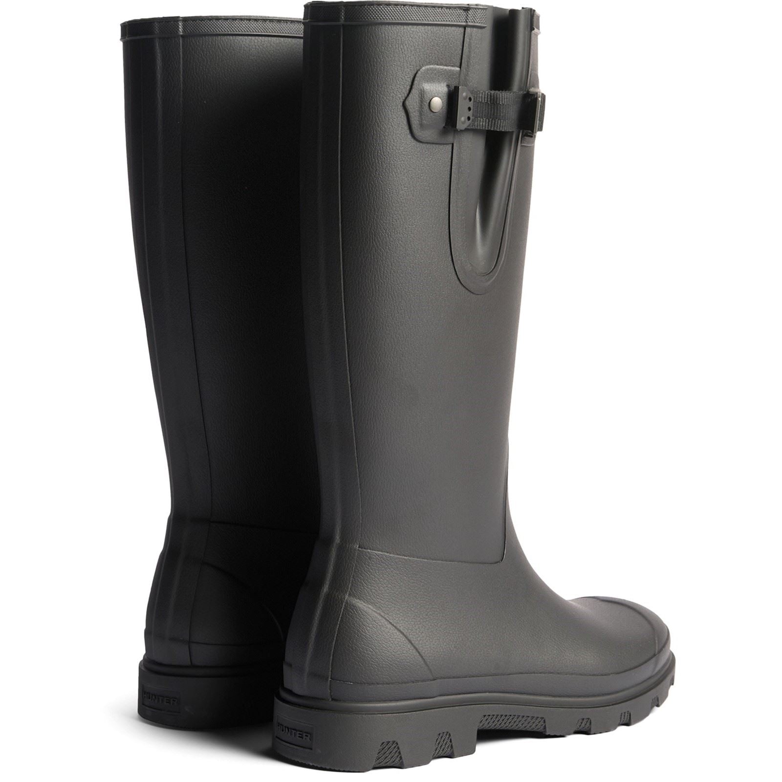 Hunter Field Downpour Bottes En Caoutchouc Noires Pour Femmes