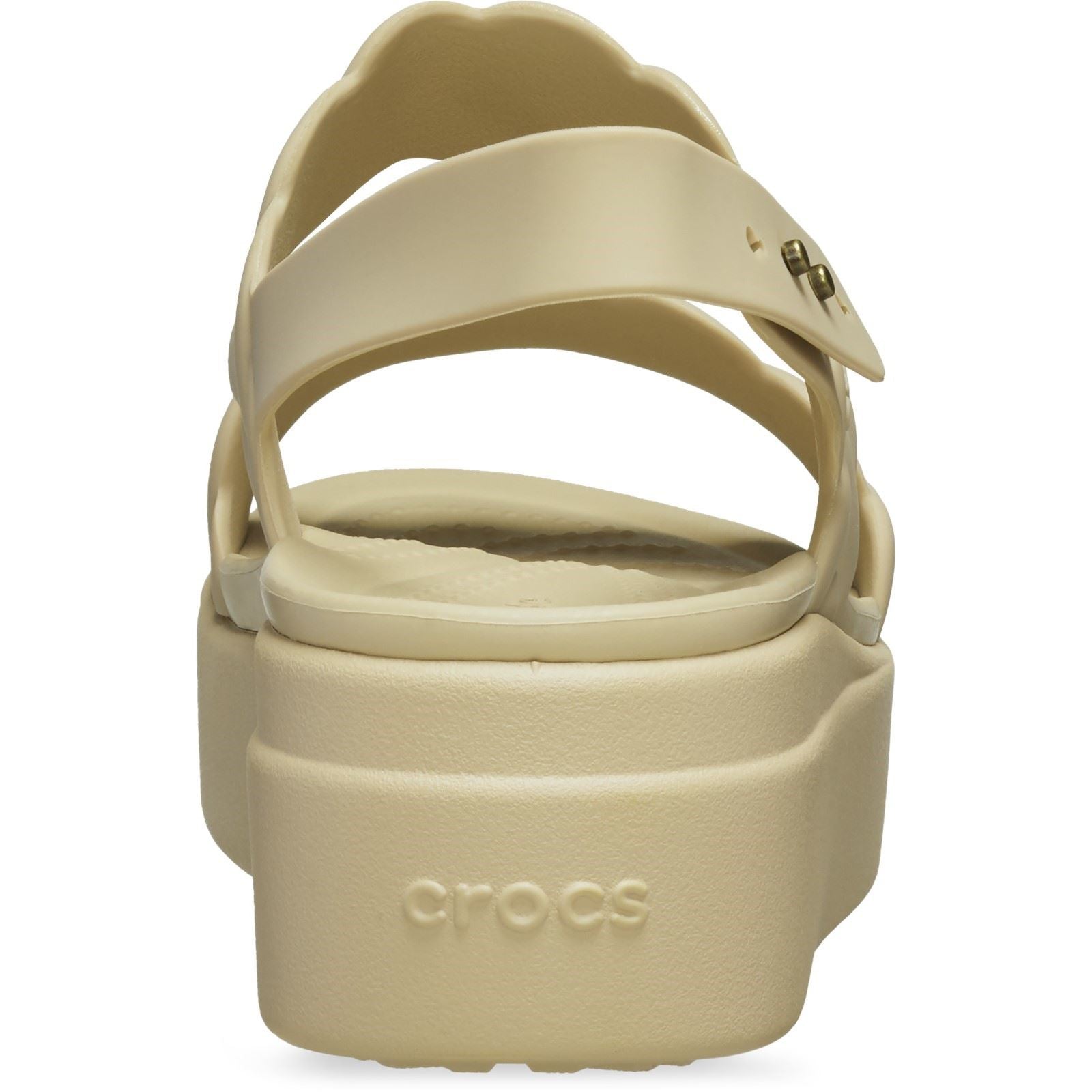 Crocs Brooklyn Woven Sandales Chai Pour Femme En Thermoplastique