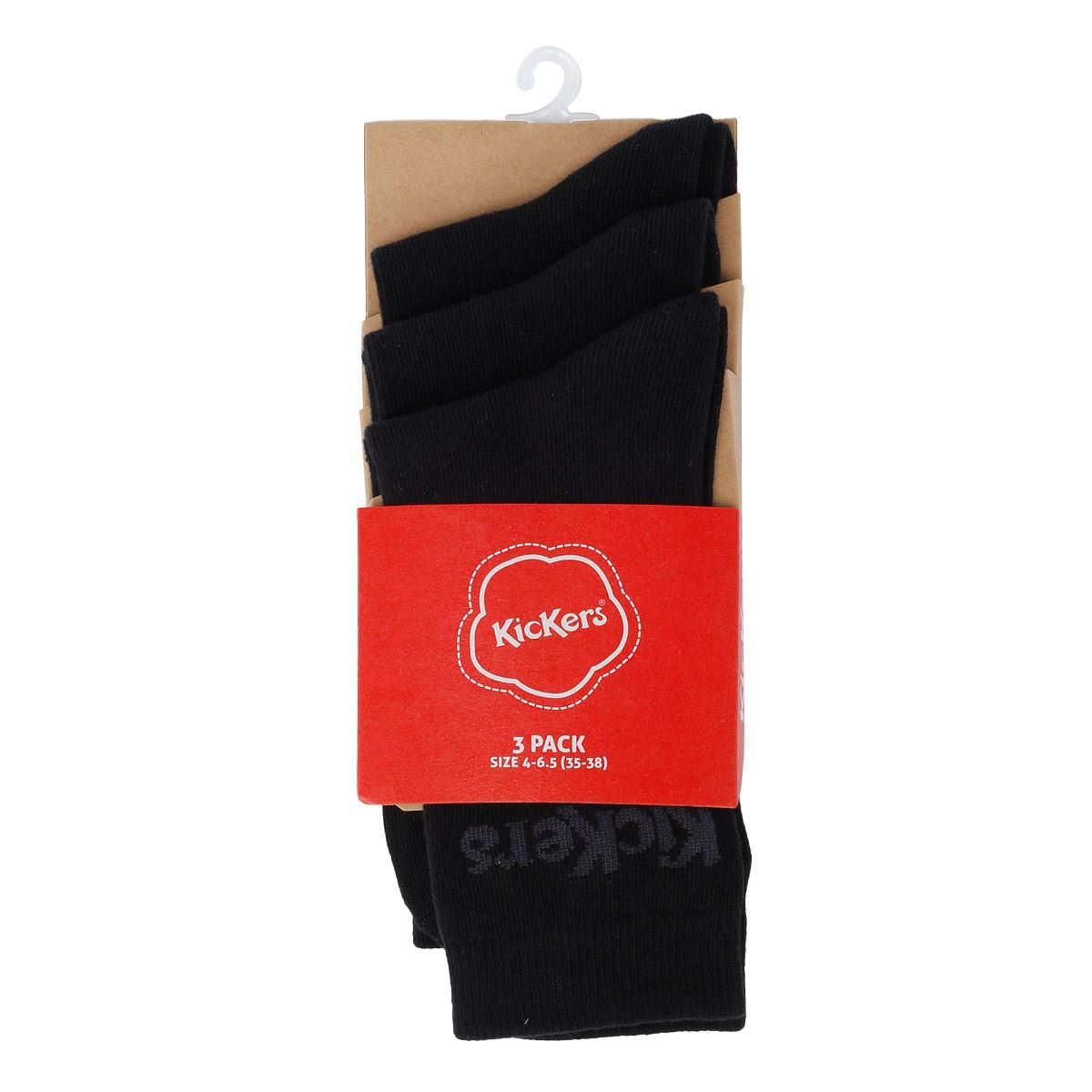 Kickers 3 Paires De Chaussettes Noires