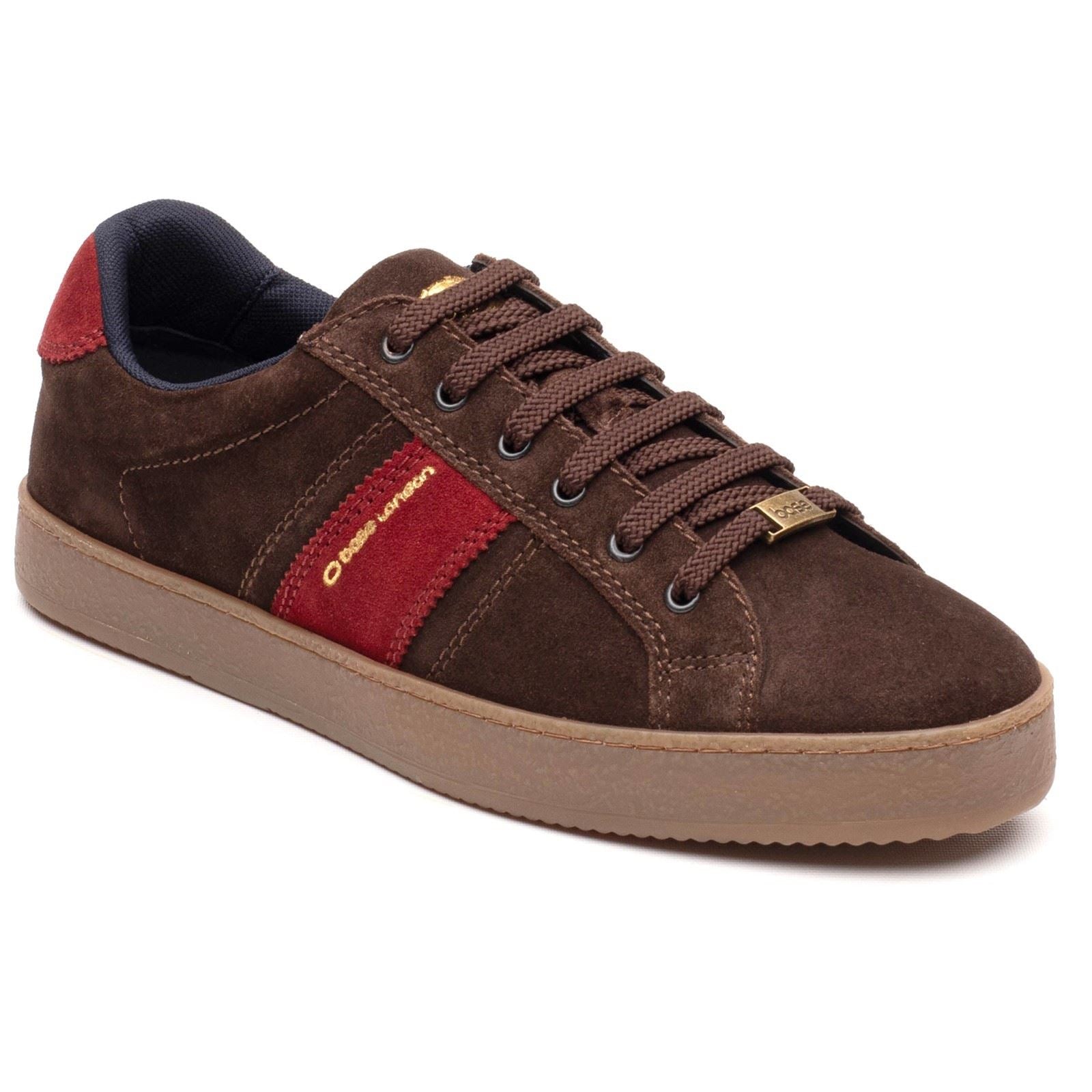 Base London Hopper Baskets En Cuir Marron Pour Hommes