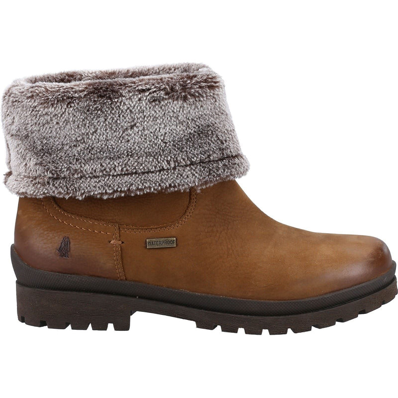 Hush Puppies Alice Bottes En Cuir Pour Femmes Couleur Chameau