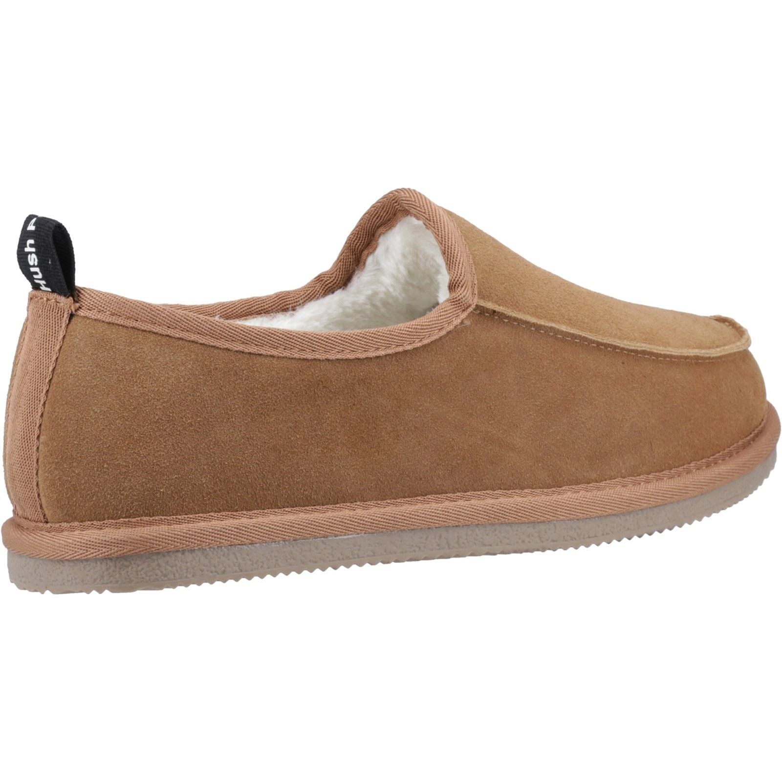 Hush Puppies Charles Chaussons En Daim Pour Hommes De Couleur Tan