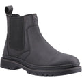 Hush Puppies Jamie Bottes En Cuir Noires Pour Hommes