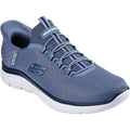 Skechers Slip-ins: Summits - High Range Chaussures De Sport Pour Homme En Polyester Gris Ardoise
