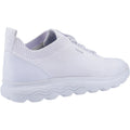 Geox D Spherica A Baskets Blanches En Cuir Pour Femmes
