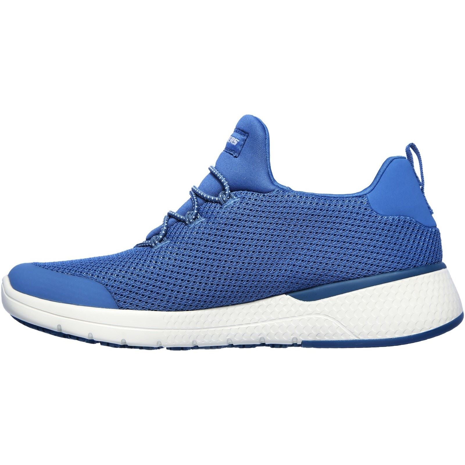 Skechers Workwear Marsing - Waiola SR Baskets Pour Femmes En Maille Bleue