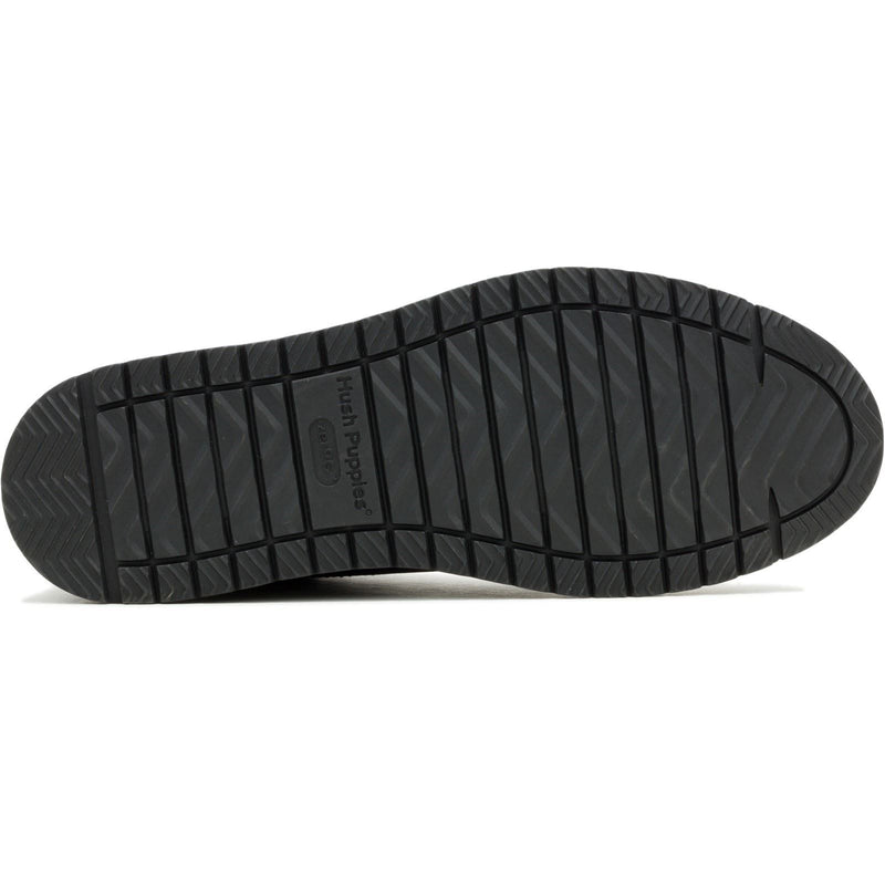 Hush Puppies Jenson Bottes Noires Pour Hommes En Cuir À La Cheville