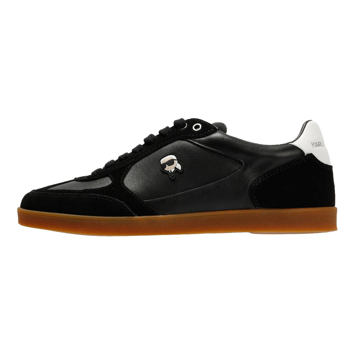 Karl Lagerfeld Kandidate NFT Baskets Noires En Cuir Pour Femmes