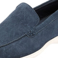 Ben Sherman Amarillo Chaussures Basses Bleues Pour Hommes En Suède