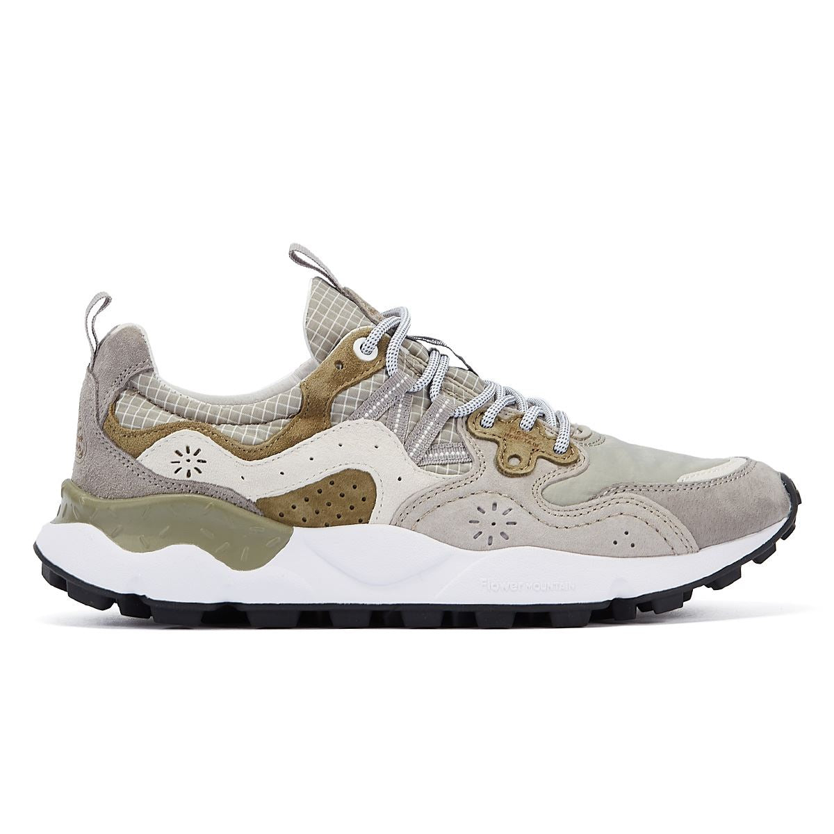 Flower Mountain Yamano 3 Baskets En Daim Gris Pour Hommes