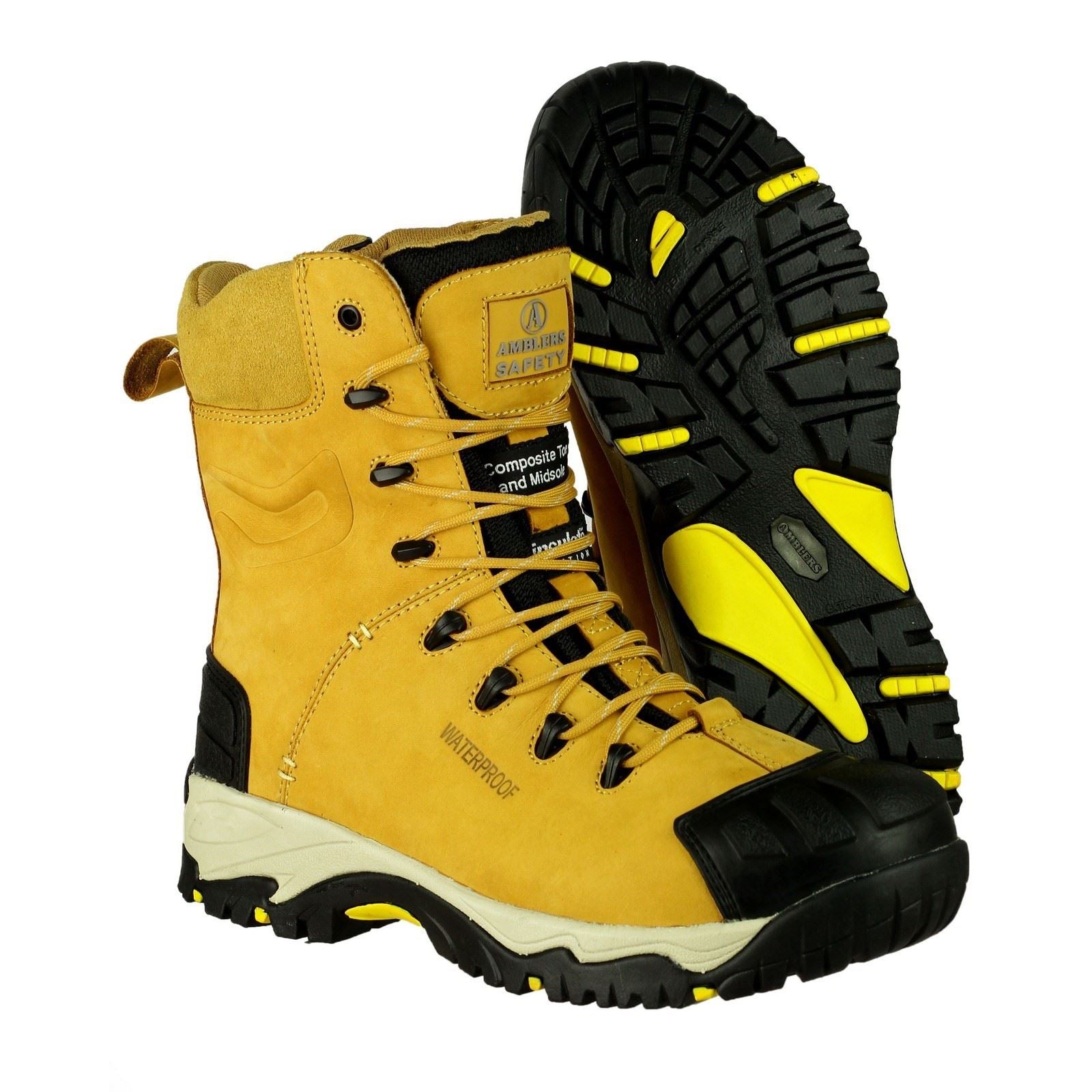 Amblers Safety Bottes De Sécurité En Cuir Honey Fs998