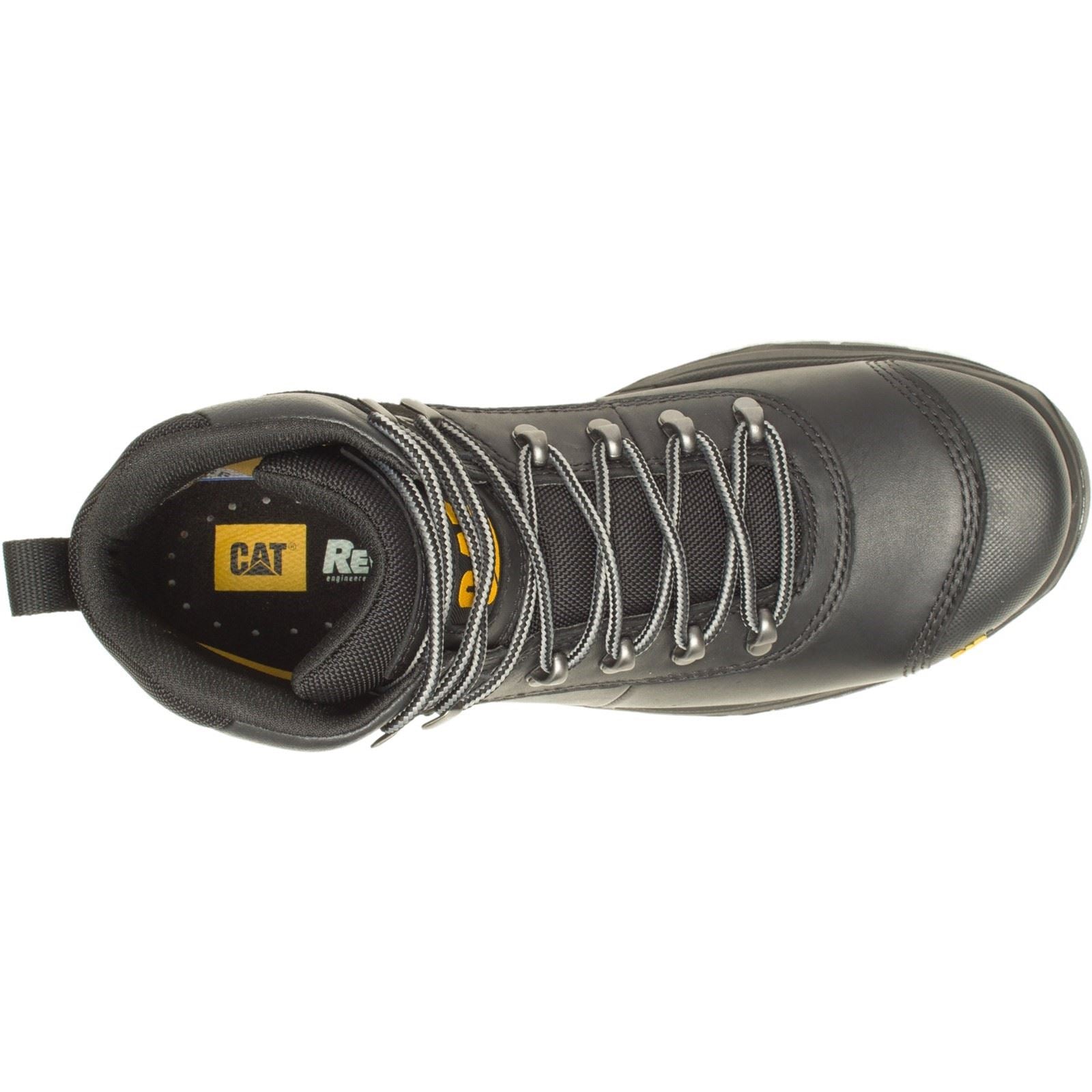 Caterpillar Bottes De Sécurité En Cuir Noir Pneumatic 2.0