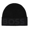 Boss Lamichetto Black Beanie Hat