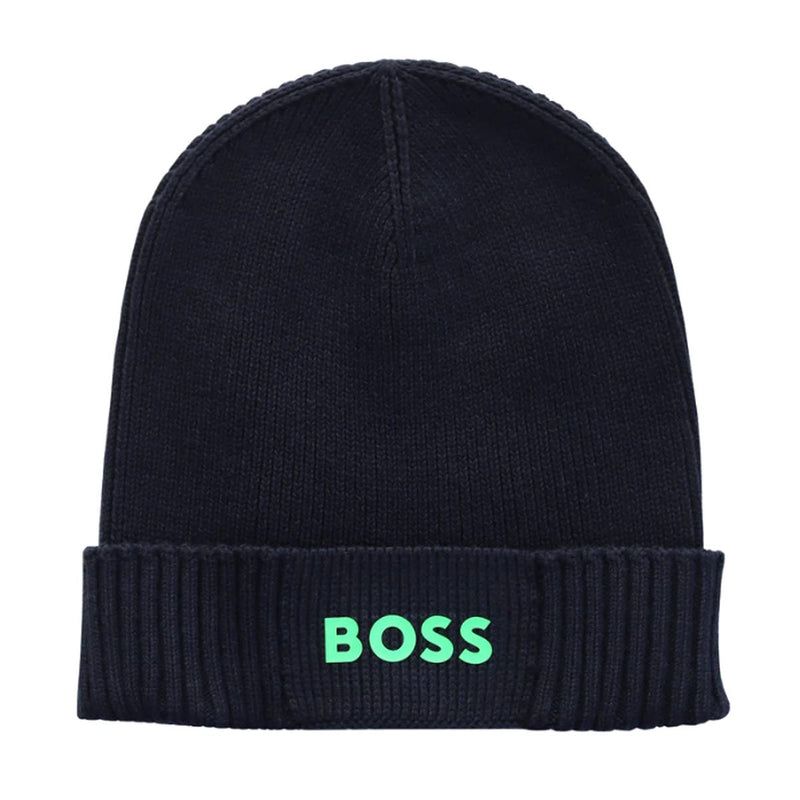 Hugo Boss Asic Dark Blue Beanie Hat