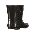 Hunter Original Short Gloss Bottes En Caoutchouc Pour Femmes, Noires