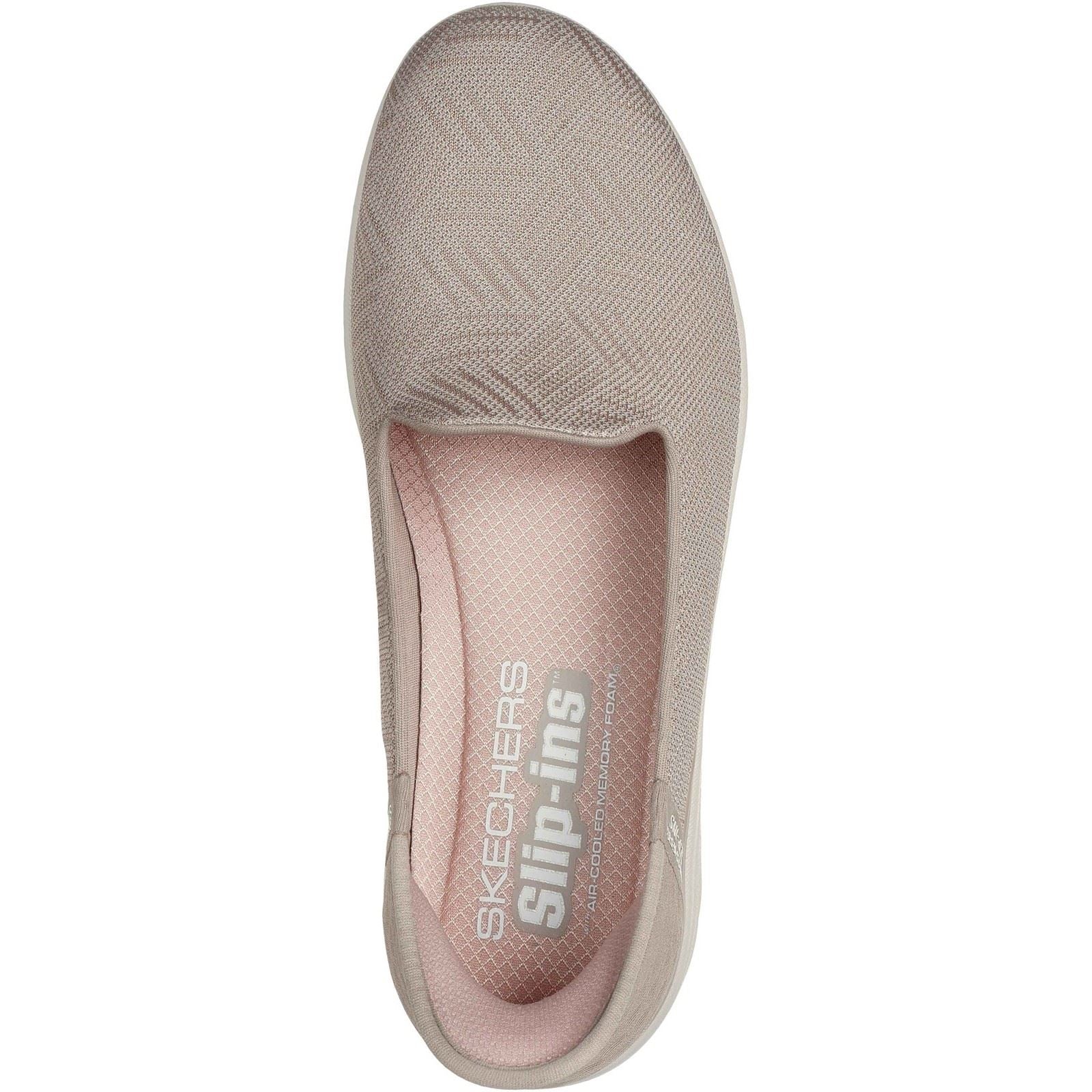 Skechers On-the-GO Flex Clover Baskets Taupe Pour Femmes En Textile
