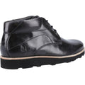 Hush Puppies Kennedy Bottes En Cuir Noires Pour Hommes