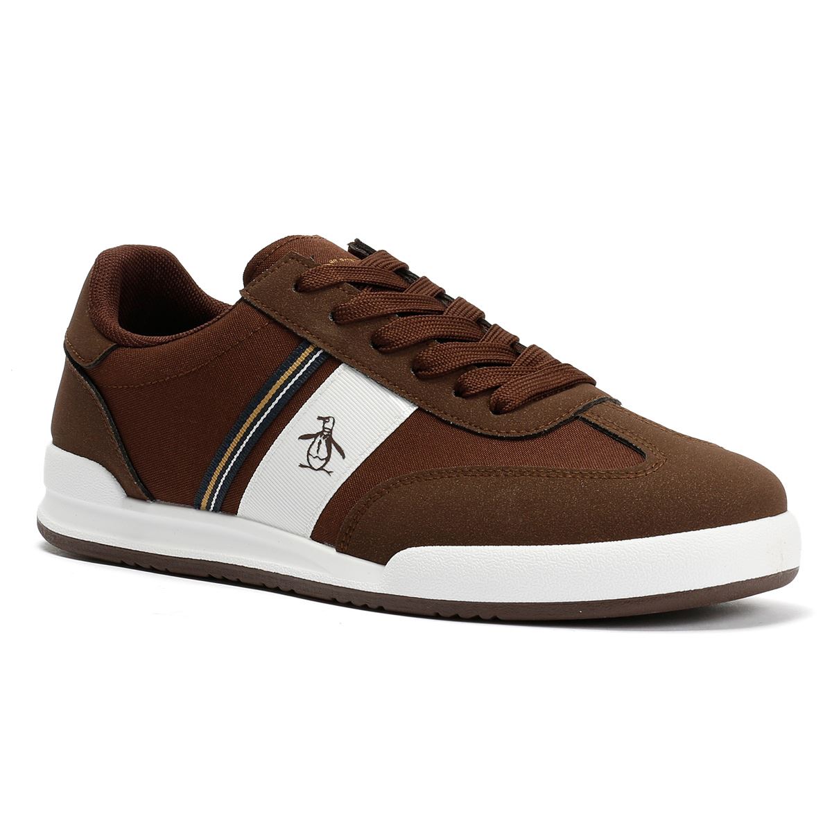 Penguin Gaz Baskets Brunes Pour Hommes