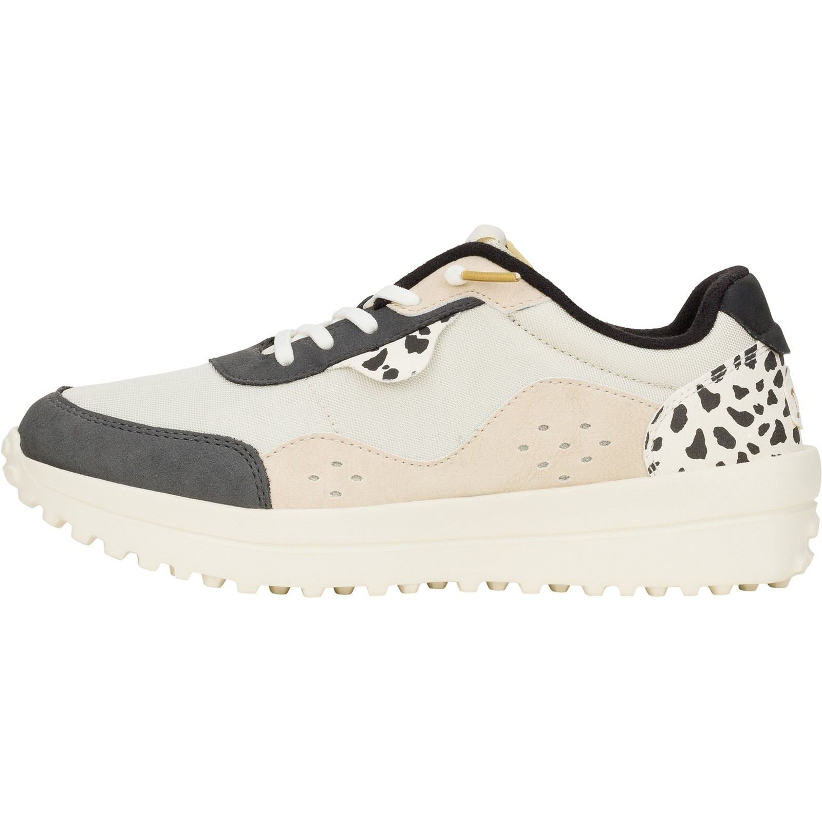 HEYDUDE Hayden Shine Baskets En Polyester Pour Femmes Ivoire/Multicolore