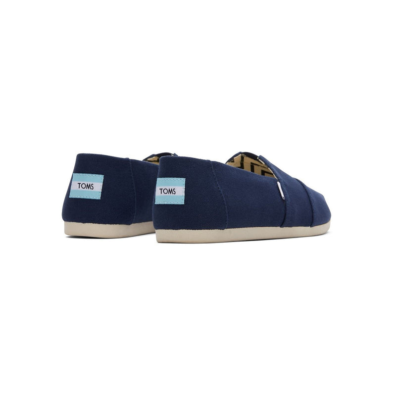 TOMS Alpargata Espadrilles Pour Hommes En Coton 100 %, Couleur Marine.