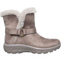 Skechers Easy Going Dreamers Move Bottes En Textile Pour Femme Couleur Taupe Foncé