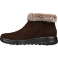 Skechers On-The-Go Joy First Glance Bottes En Cuir Pour Femmes Couleur Chocolat