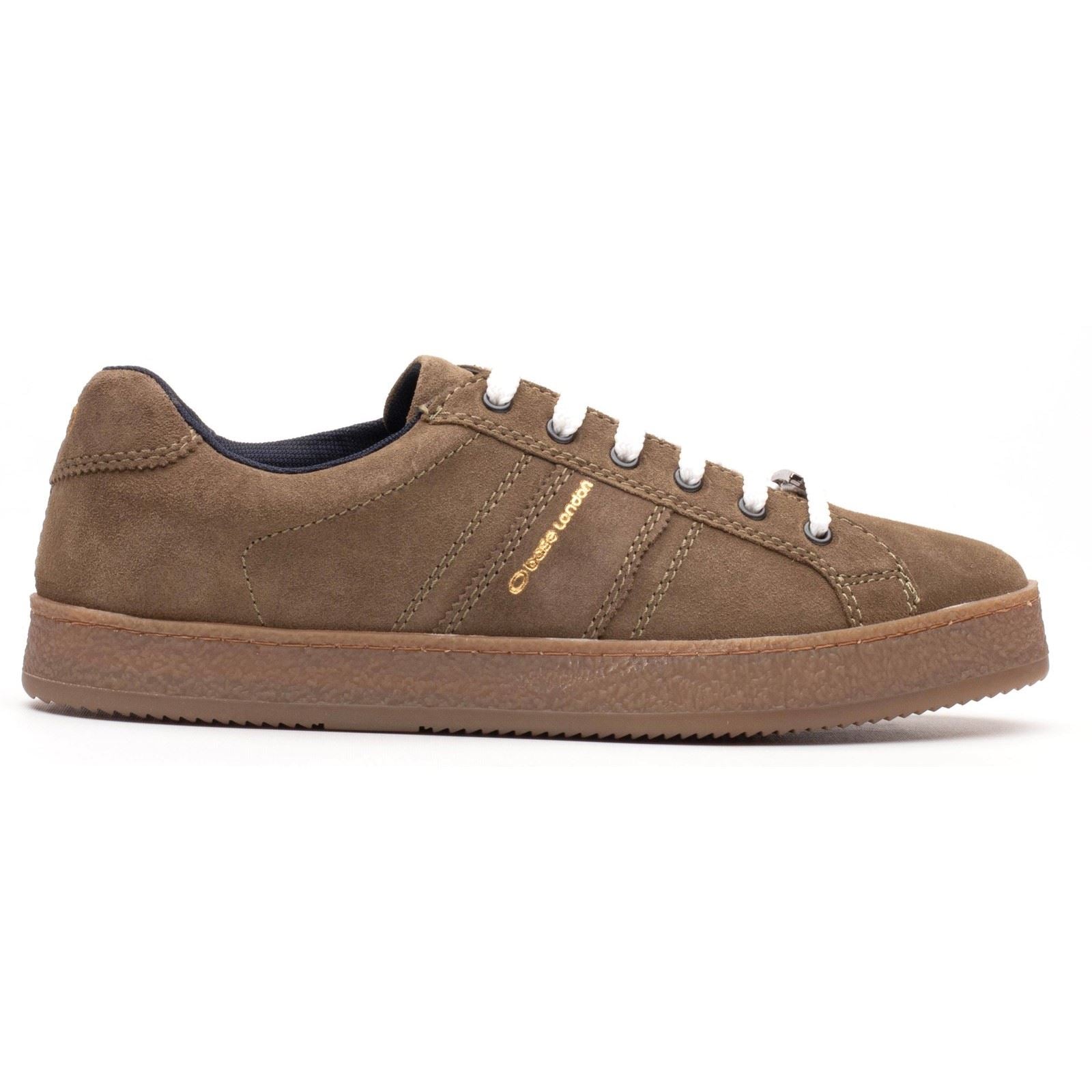 Base London Hopper Baskets En Cuir Pour Hommes Moss