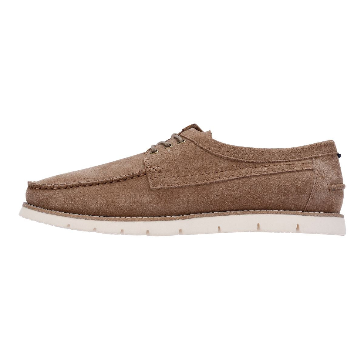 Ben Sherman Soho Chaussures À Lacets Grises Pour Hommes En Suède