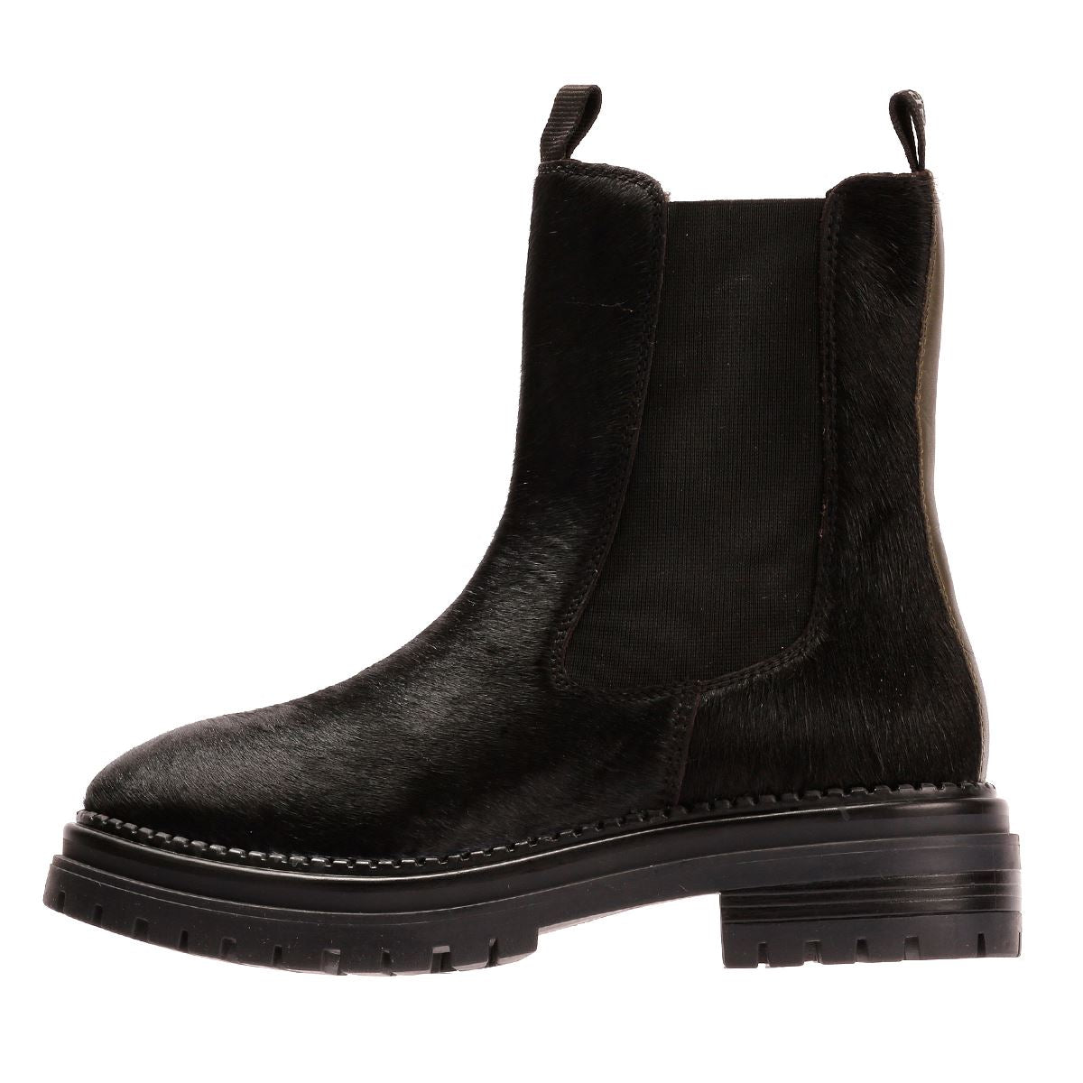 Osprey London The Hampton Chelsea Bottes Noires En Cuir Pour Femmes
