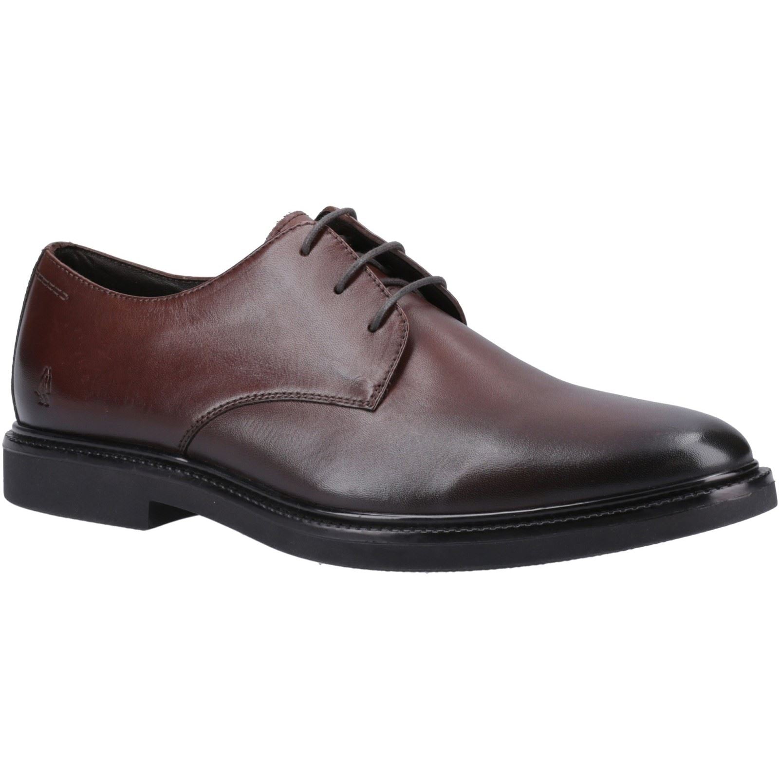 Hush Puppies Kye Chaussures En Cuir Pour Homme À Lacets De Couleur Chocolat