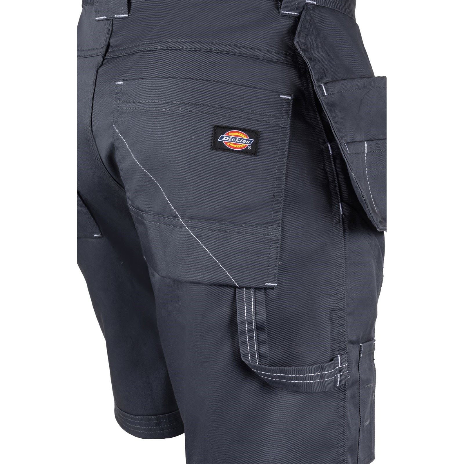 Dickies Redhawk Pro Work Shorts De Travail Gris Pour Hommes En Polyester