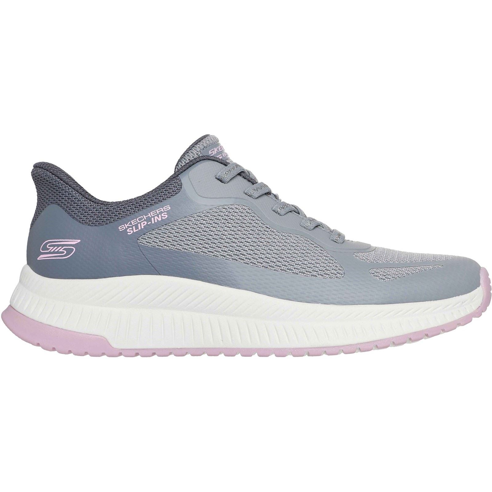 Skechers BOBS Squad 4 Staple Look Baskets Femmes Gris/Multi