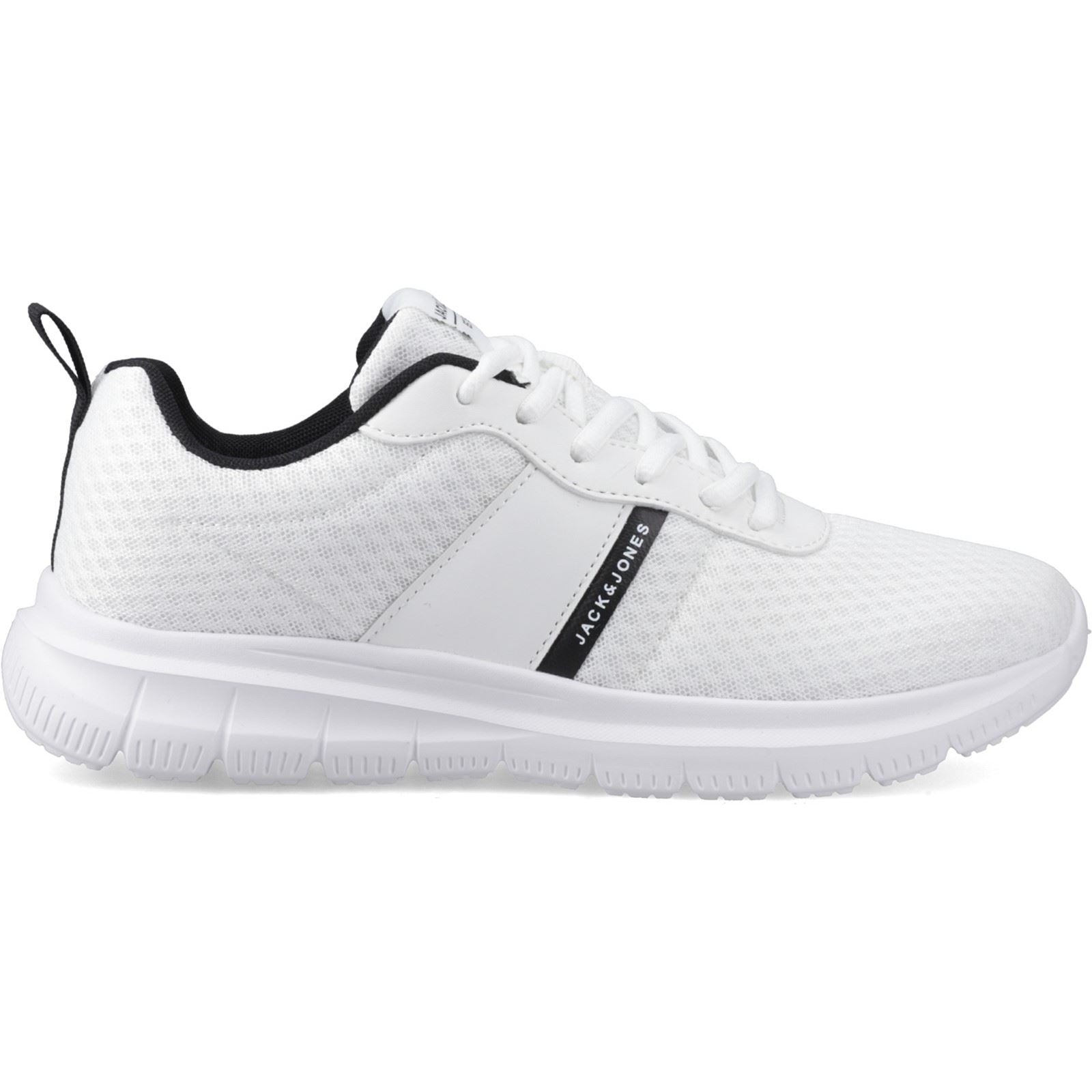 Jack & Jones Taylor Mesh Baskets Blanches Pour Hommes En Polyuréthane