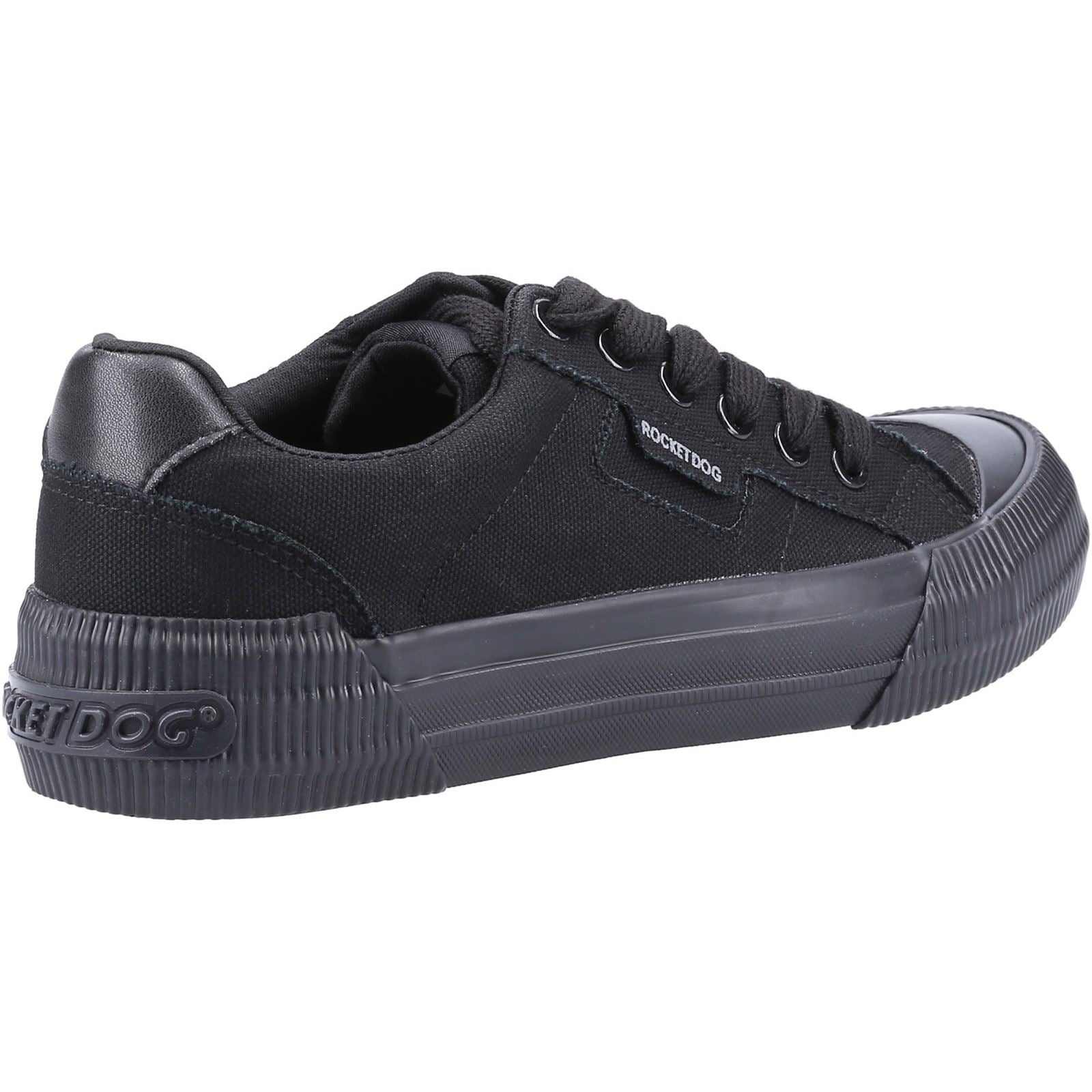 Rocket Dog Cheery Tissu Chaussures De Sport Noires Pour Femmes