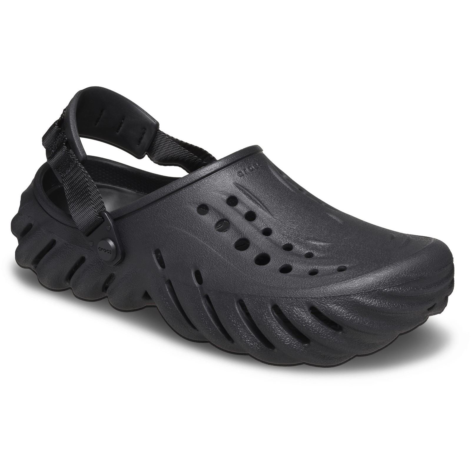 Crocs Echo Sabots Noirs En Thermoplastique