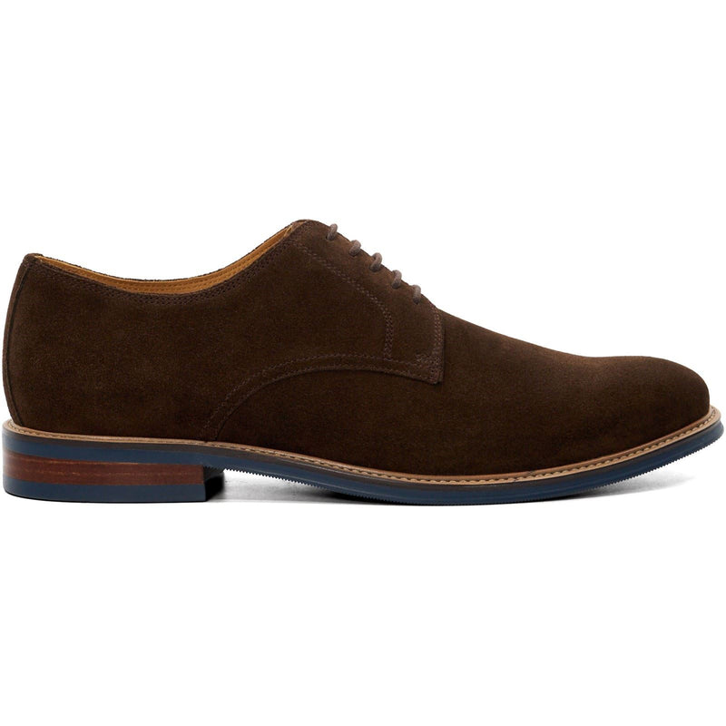 Dune Stanley Chaussures En Cuir Marron À Lacets Pour Homme