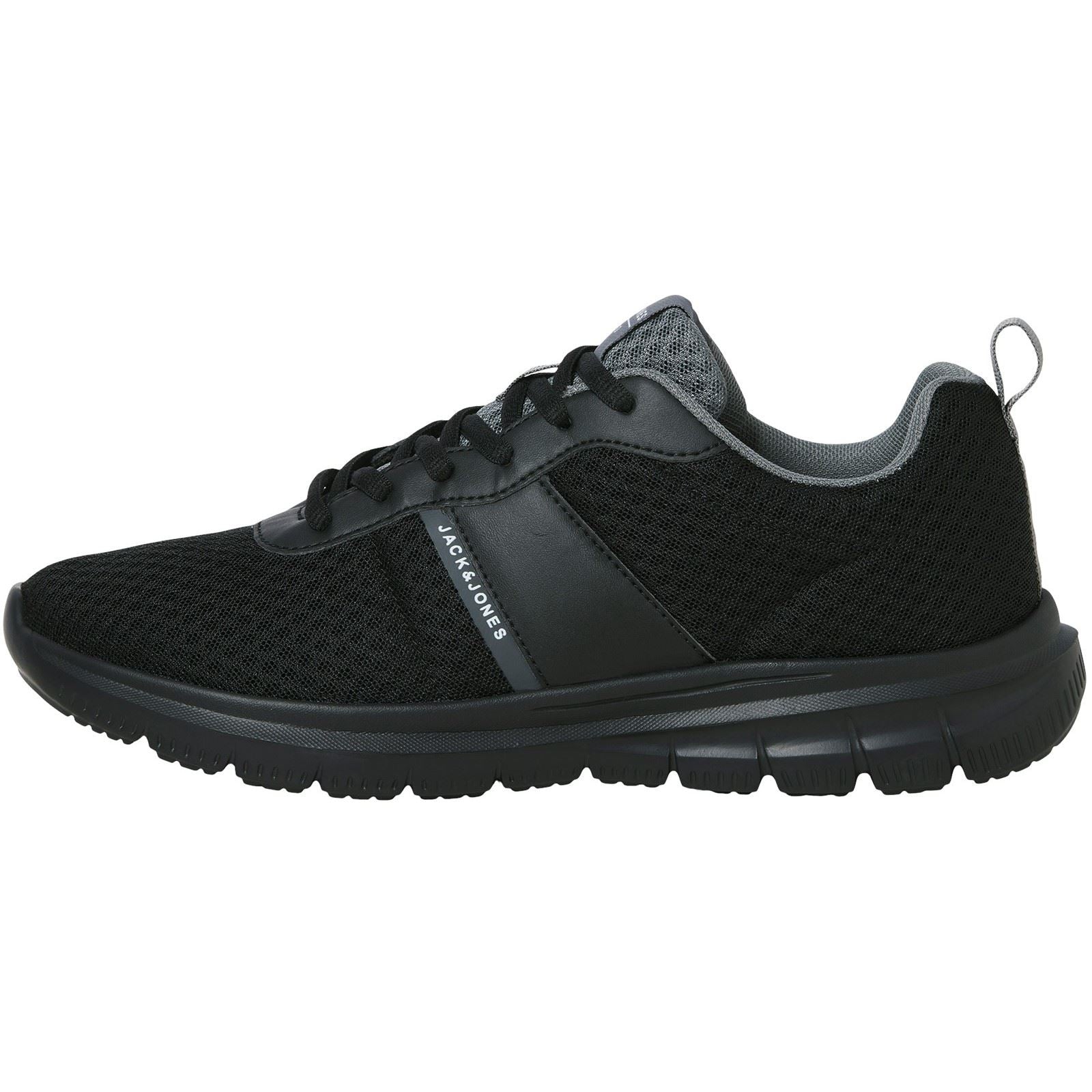Jack & Jones Taylor Mesh Baskets Noires En Polyuréthane Pour Homme
