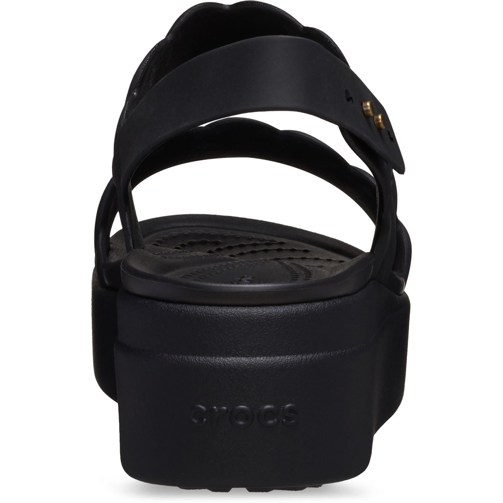 Crocs Brooklyn Woven Sandales Noires En Thermoplastique Pour Femmes