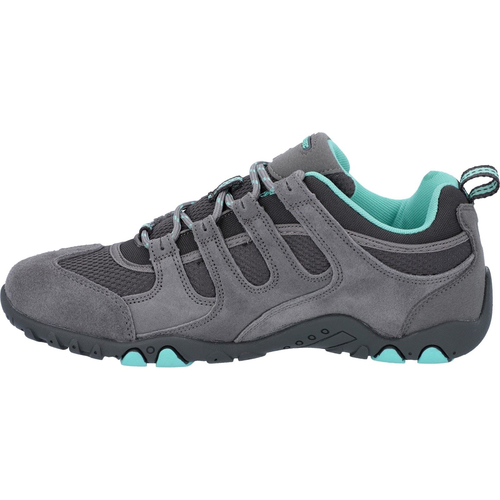 Hi-Tec Quadra II Femmes Suédoises Bottes De Randonnée Gris/menthe