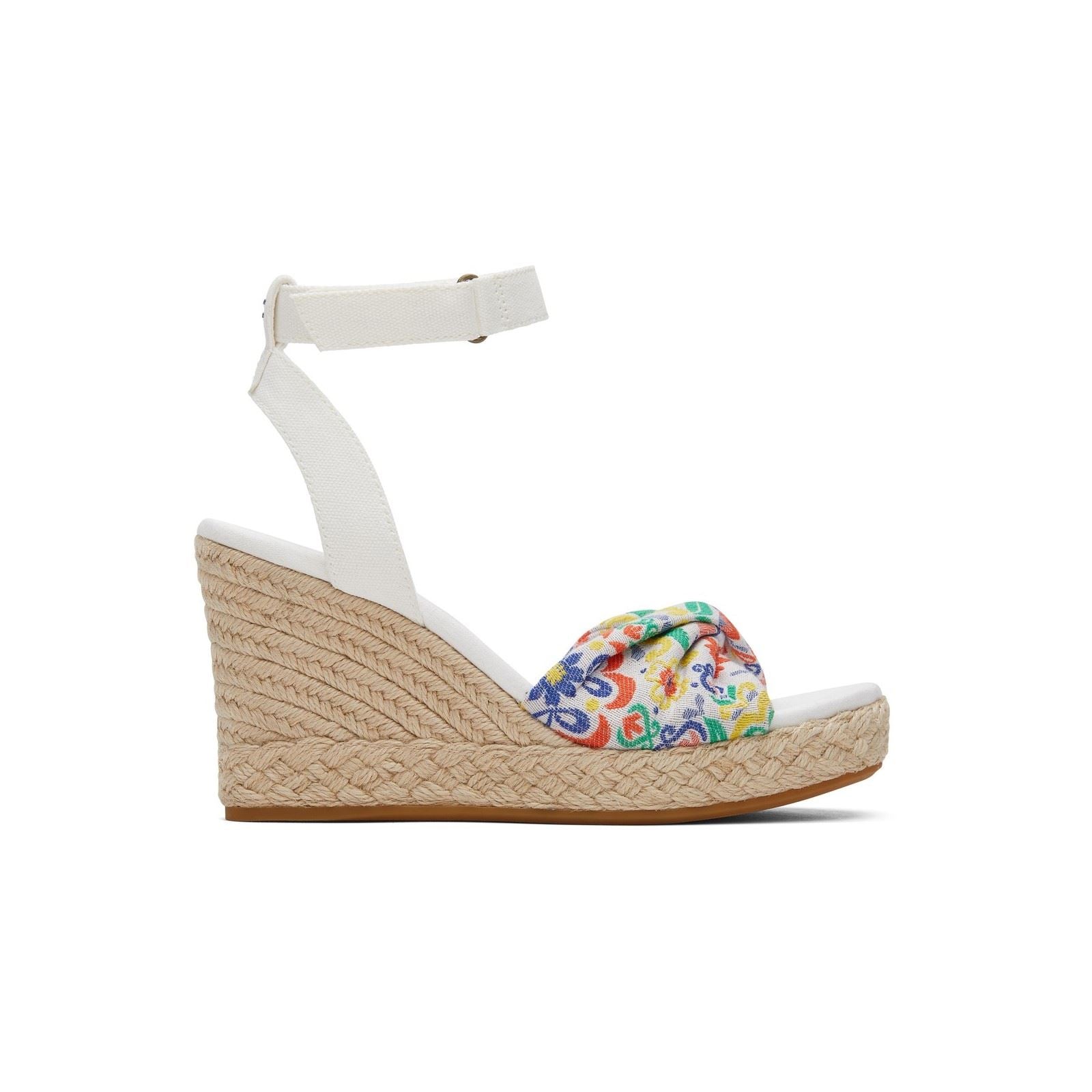 TOMS Marisela Compensées Blanches Pour Femmes