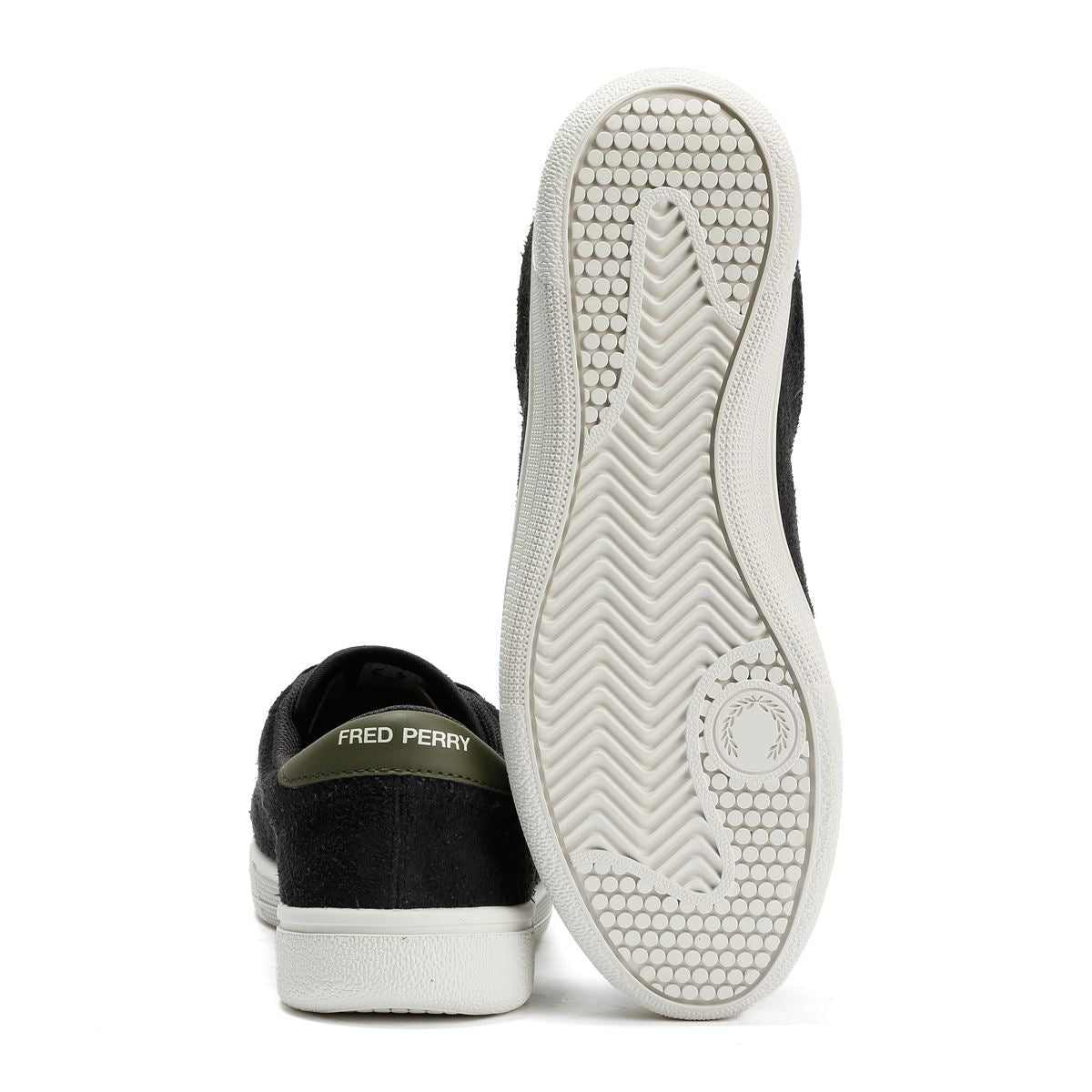Fred Perry Tennis Shoe Baskets Grises Pour Hommes En Suede