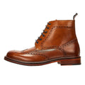 Ben Sherman Alfred Brogue Bottes En Cuir Marron Pour Hommes